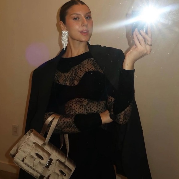 For Love and Lemons Carolyn Maxi Dress in Black Small - Picture 15 of 15